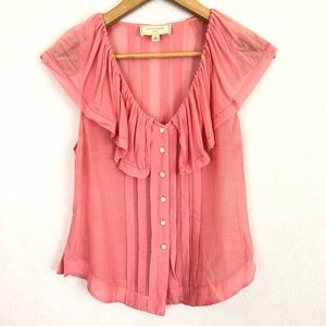 Moulinette Soeurs Ruffled Sleeveless Top